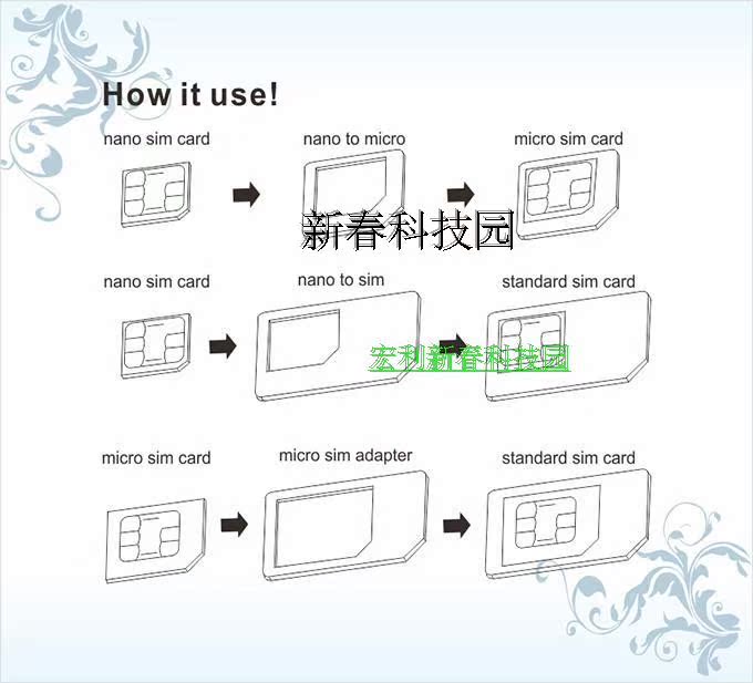 Adaptateur pour cartes SIM - Ref 312746 Image 4