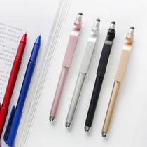 Printing advertising pen custom logo mobile phone stand multi-function neutral pen business black water-based pen gift custom