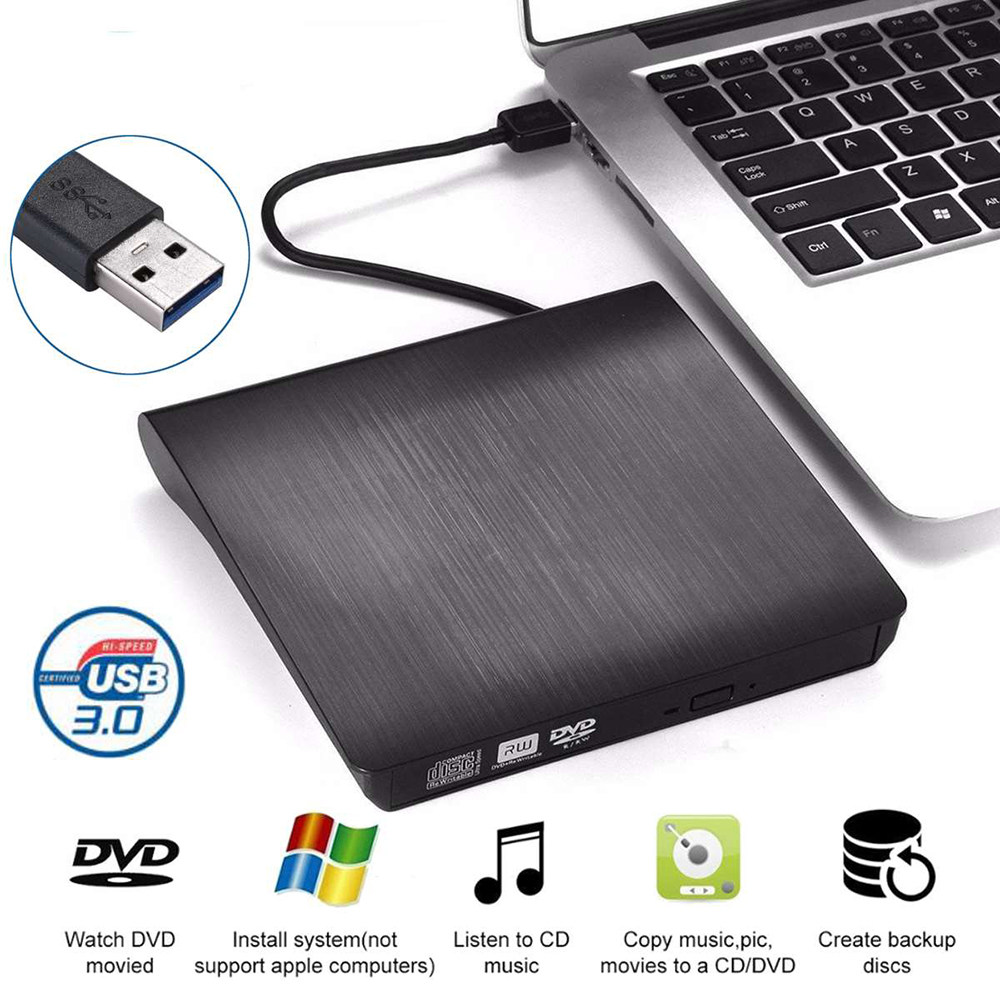 USB3 0 External CD CD DVD Mobile read and write CD Recorder Desktop Notebook Universal External Drive-Taobao