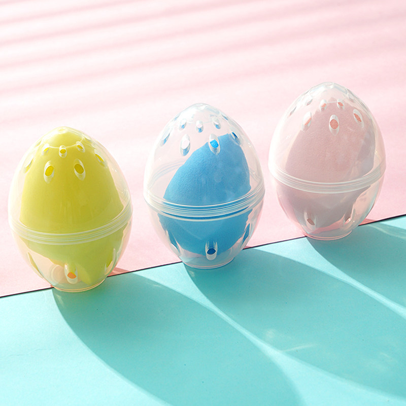 cici makeup brush Xixi fish beauty eggshell breathable dustproof anti-mold easy to carry beauty egg storage box