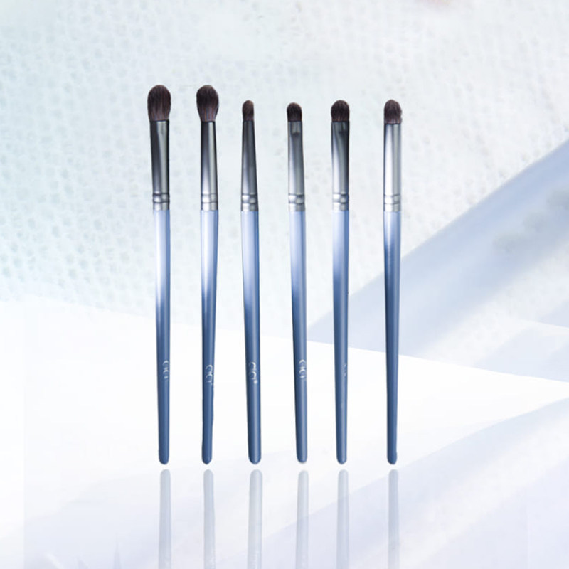cici Makeup Brush Set Eye Shadow Brush Brush Small Crystal Brush Ultra Soft Smoke Blue Eye Costume Brush