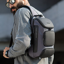 Hong Kong Chao brand chest bag mens flat shoulder backpack carry-on cross-body bag mens multi-kinetic sports Small Satchel Bag