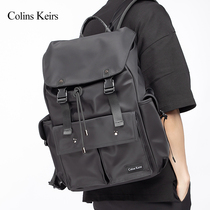 Collins Keirs mens large capacity business computer backpack fashion simple travel bag student schoolbag
