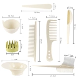 Расческа, комплект для домашнего использования, щетка с мягкой щетиной, наушники