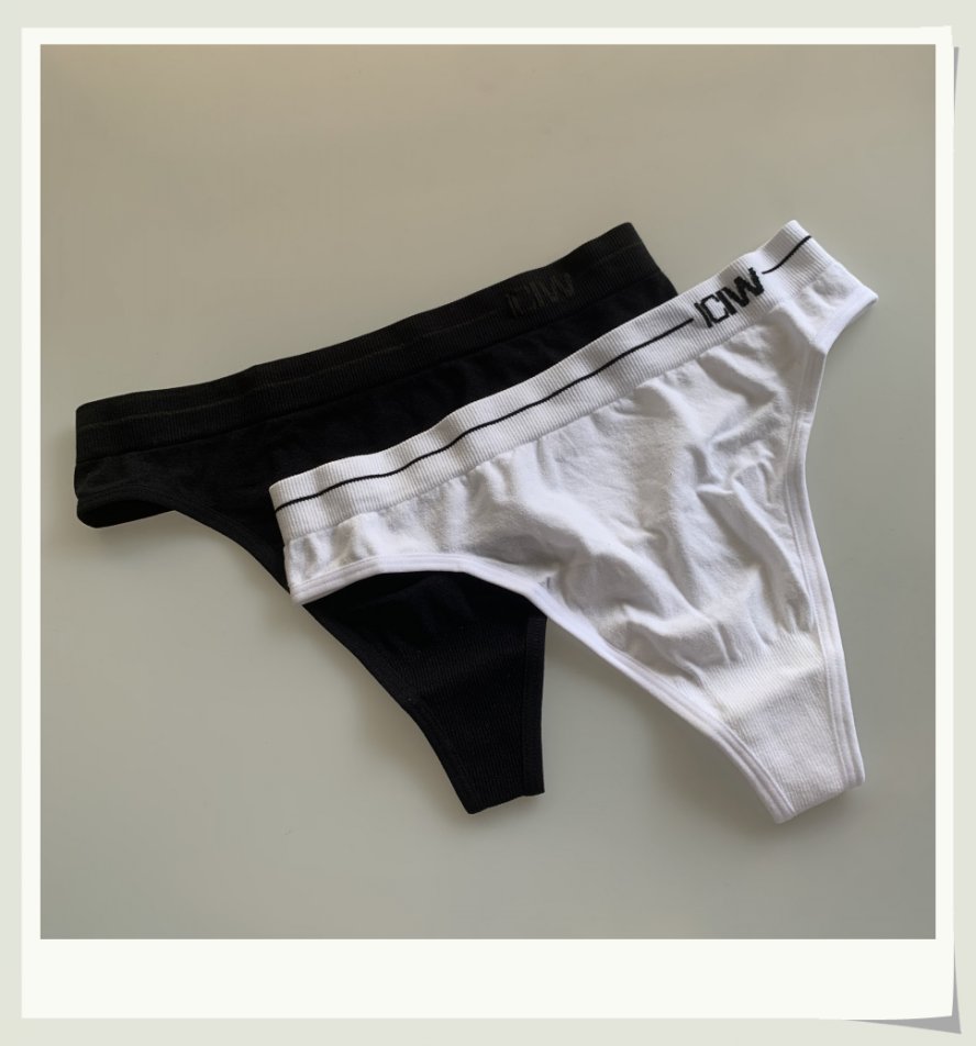 Original single female Tinder with triangular underwear Nylon Elastic Comfort Sexy Pure Black T Pants Women Pants head in summer