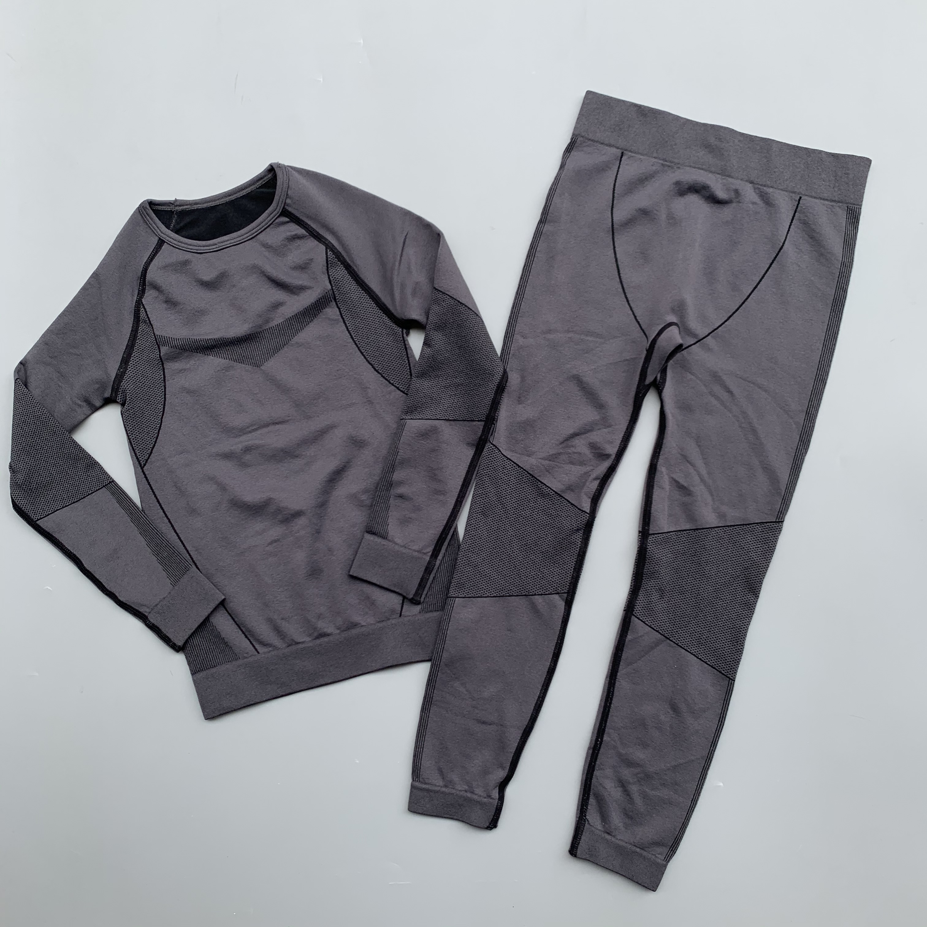 Export European tail goods children's clothes pants set men and women children outdoor sports workout running legging pants