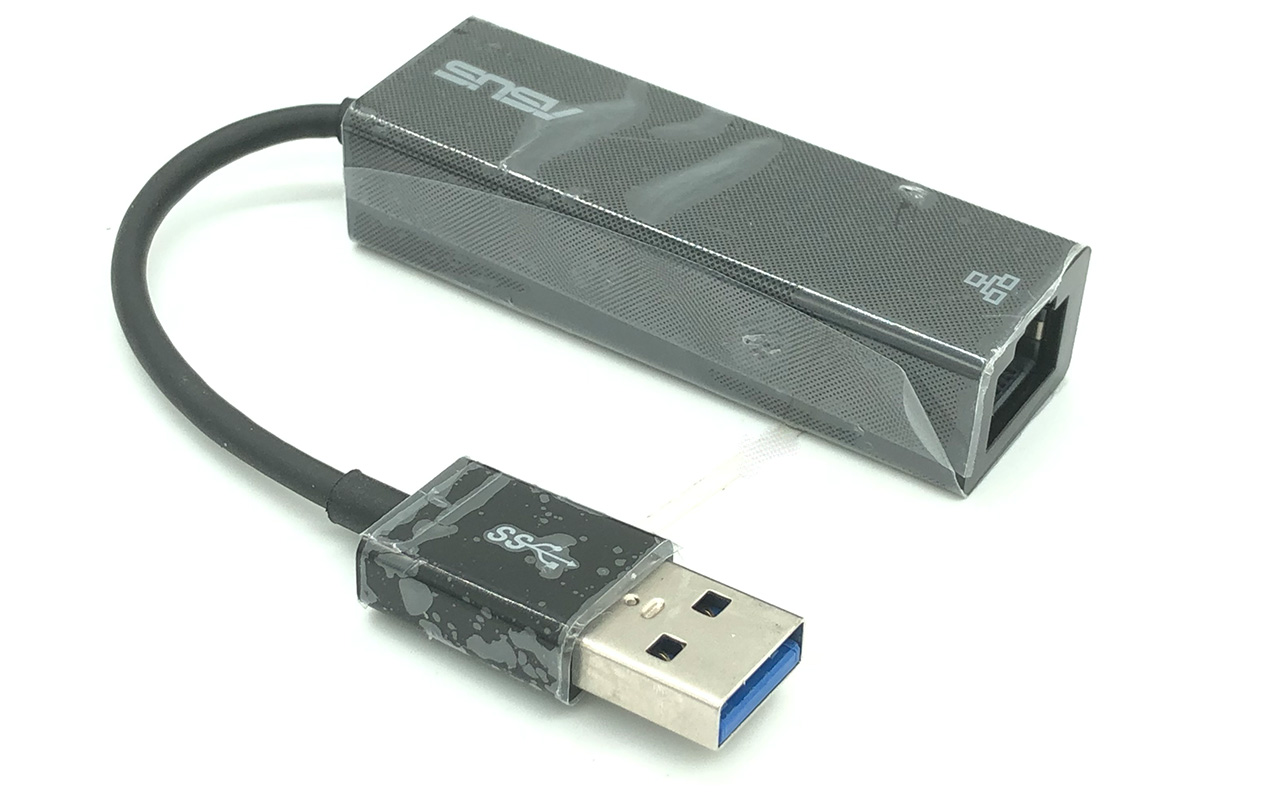 ASUS 华硕90XB05WN-MCA010 USB3.0 转千兆以太网口卡 RTL8153转换器免驱动OH102 USB3.0 TO RJ45 DONGLE 1000 MBPS