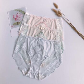 Recommended new japanese lace soft butt-covering breast silk