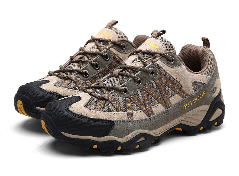 Non-slip wear-resistant hiking cross-country hiking shoes anti-fur lightweight rock climbing casual shoes breathable sports shoes for men and women