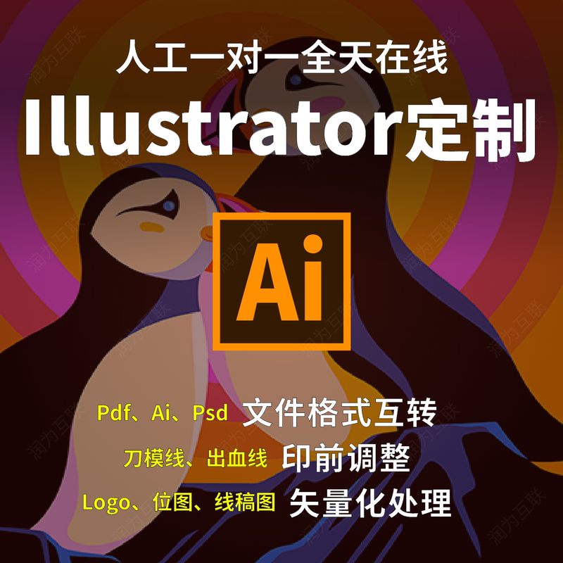 Ai File Modification Illustrator Vector Graphics Adjustment Image to Vector Conversion Die-Cutting Bleed Line Modification