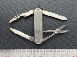 Tc4 titanium handle 58mm Swiss Army Knife 0.6363 Xiaoyaopai ມີດ multifunctional ມີດບິດແຂ້ວ