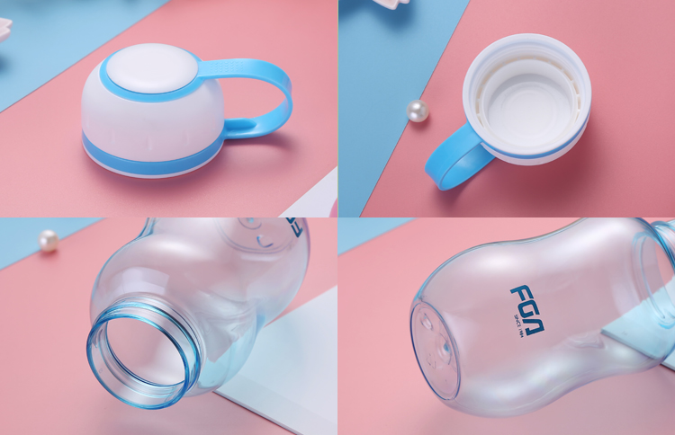 Fuguang Qingyi Cup không gian nhỏ FS1062-200 Cup dành cho trẻ em Cup nhựa di động Cốc trà dễ thương Cup tùy chỉnh - Tách bình giữ nhiệt 1 lít