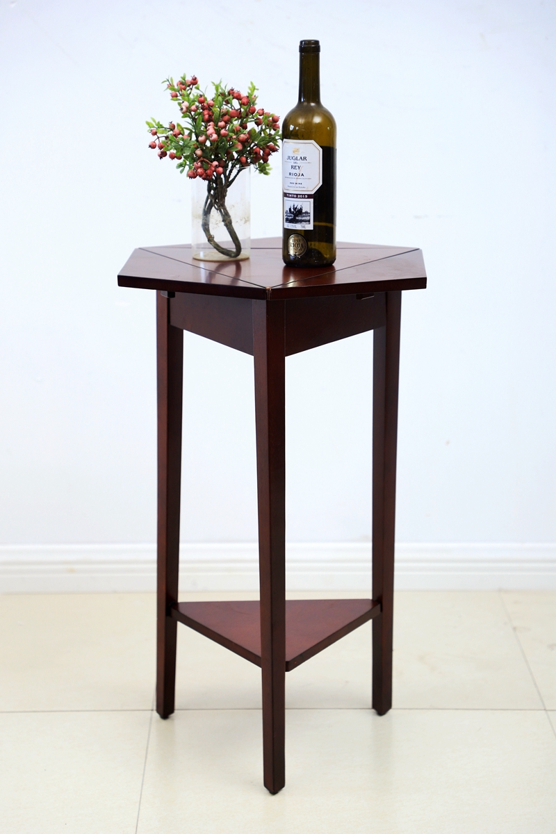 Export European and American designer soft furniture wooden Chinese small coffee table antique flower rack rack indoor flower table