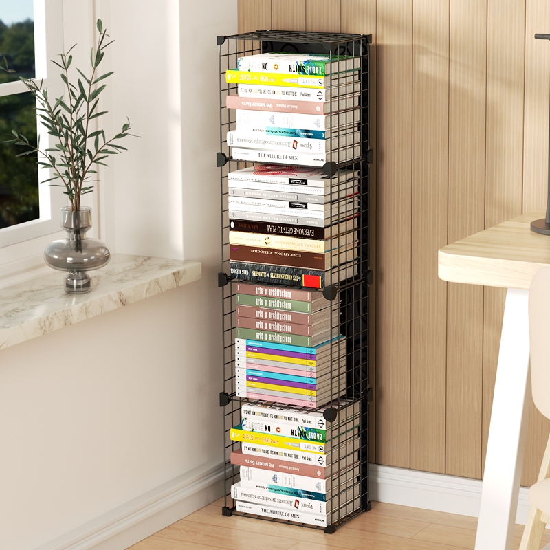 Bookshelves Shelf 30CM Width 20 Deep desk containing Economy Type Small Number of nip slit ultra-thin floor Floating Window Bookcase 