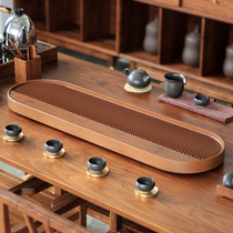  Bakelite tea tray German tea Sea electric Bakelite tea table Household simple Japanese drainage Kung Fu tea set Light luxury modern