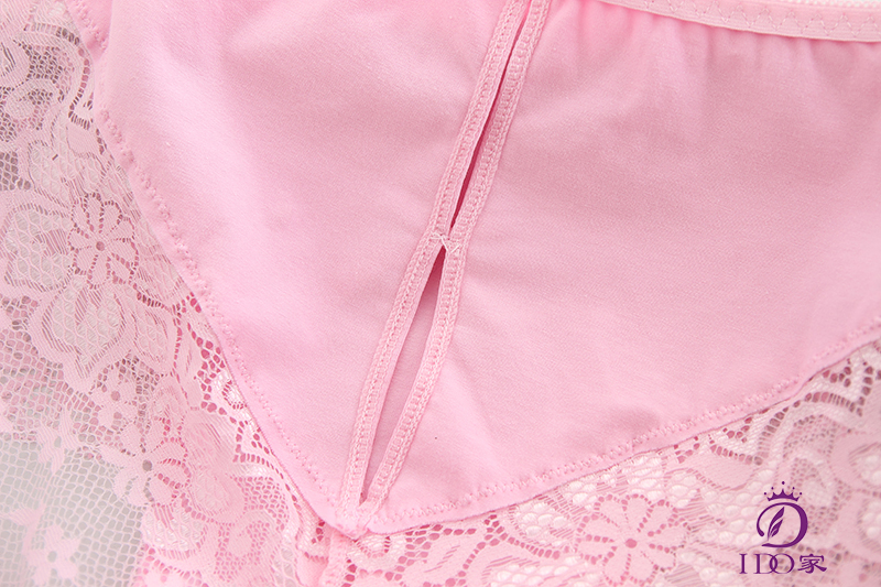 Kích thước lớn đồ lót cotton eo cao gợi cảm cộng với phân bón để tăng phối đồ nữ phối ren quyến rũ nơ mới quan lot nam