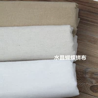 DIY khâu tay vải lanh màu cotton rắn chất liệu vải lanh sắc tố nông thôn gió thô lanh đặc biệt 3,5 nhân dân tệ vải thun borip