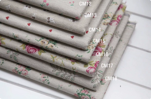 Hoa hồng tự tay in hoa hồng tình yêu vải bố vải cotton và khăn trải giường gối khăn trải bàn vải nửa mét