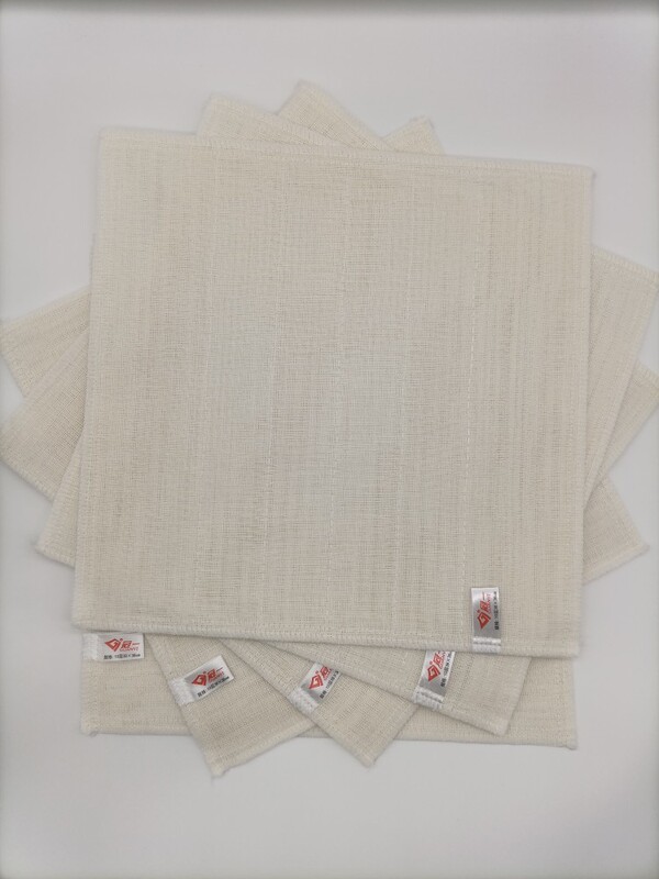 Guan Yi Brand 10-Layer 38X38 Pure Cotton Yarn Non-Greasy Dishcloth Scouring Pad Kitchen Cleaning Towel Rag 