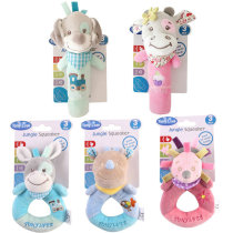 TONY LVEE baby appease BB stick puzzle baby hand grab Bell 0-1 year old newborn plush toy