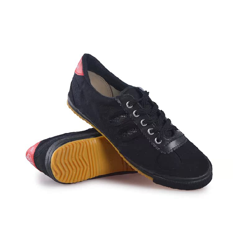 Đôi sao bóng chuyền giày trắng sneakers breathable giày vải không trượt gân dưới buổi sáng đào tạo giày sinh viên kiểm tra cơ thể theo dõi và lĩnh vực giày giày thể thao nữ màu đen