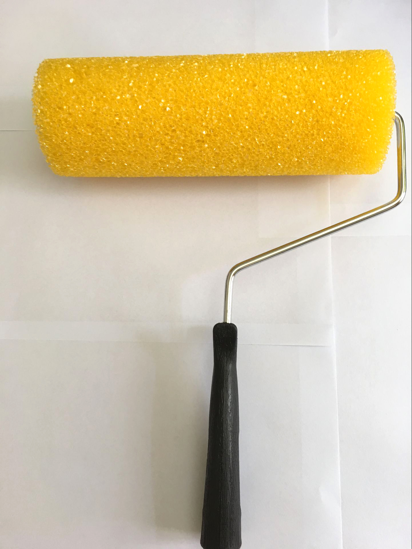 9 inch)Texture paint embossing roller semi-open pull hair diatom mud pull hair roller with handle art special tool