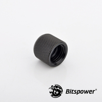 Bitspower Brass IG1 4quot Cool Black Multi-Purpose Docking Connector BP-MBWP-C68