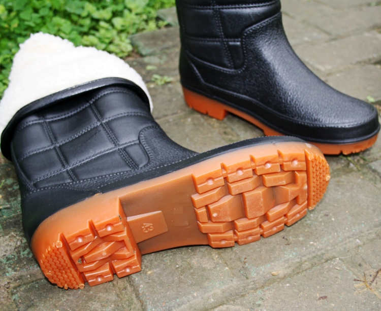 Chaussures - bottes caoutchouc homme pour hiver - semelle tendon - Ref 972812 Image 29