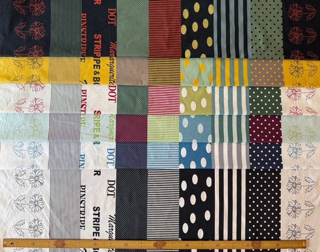 320-Japanese Imported Yuwa Printed Cotton Fabric - Xiaoguan Lingzi Patchwork Style DIY Handmade Clothing