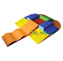 High-quality multi-functional sports combination M type early childhood education center sensory equipment software sports multi-functional climbing and sliding combination