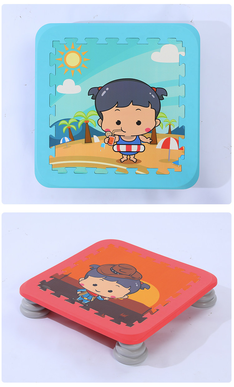 Батут 方形卡通跳床感统儿童弹跳蹦床运动训练助长神器跳高长高跳跃玩具