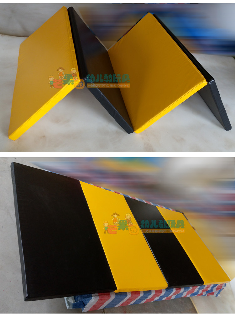 Развивающий коврик для ползания 儿童体能训练运动馆软体彩虹爬爬地垫四折垫五折叠婴儿拼接爬行垫 OTHER