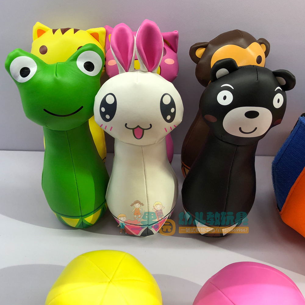 Taiwan's Glep animal bowling bowling early to teach children a special focus on training ball sports suit teaching toys-Taobao
