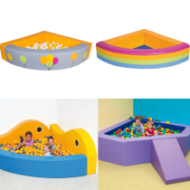 European standard software corner ocean ball pool early education hall soft bag sensory training game fence wave ball pool equipment