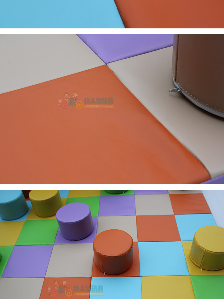 Развивающий коврик для ползания 早教中心儿童游戏垫格子积木爬行地垫颜色拼接爬爬垫感统训练垫子 Other
