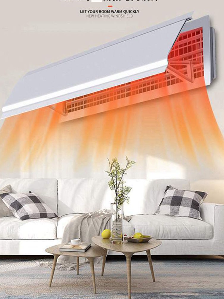 Air outlet transfer guide wind plate damper windproof plate shield for wind shield of central air conditioning wind shield