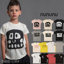 71 Spot NUNUNU 20 spring and summer childrens clothing Boys personalized short-sleeved T-shirt GIRLS cotton top summer