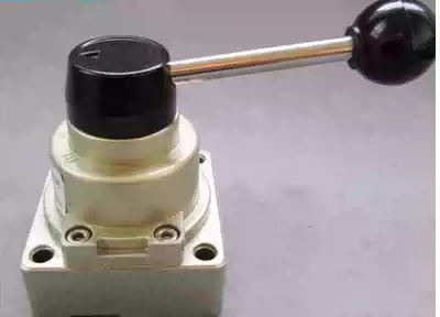 Pneumatic switch manual valve HV200D three-position four-way (bottom exhaust)