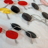 Ретро маленькие металлические солнцезащитные очки, популярно в интернете