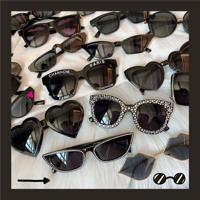 taobao agent Black sunglasses, summer universal fashionable glasses, UV protection, internet celebrity