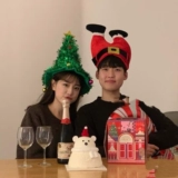 Мультяшная сумка, штаны для влюбленных, шапка, Южная Корея, подарок на день рождения