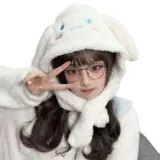 Зимний флисовый шарф для школьников, милая удерживающая тепло шапка, семейный стиль