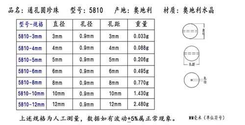 Специальное предложение DIY Аутентичное австрийское 5810 Crystal Pearl 6mm Page 100 159-539 Страницы 1