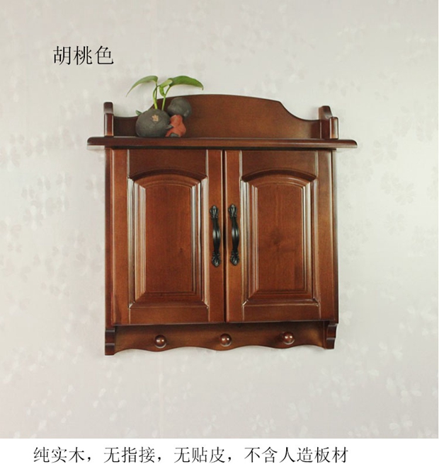 Rắn gỗ hộp mét hộp tắc tường treo tường tắc hộp lưu trữ hộp bộ định tuyến hộp trang trí - Cái hộp thùng gỗ thông