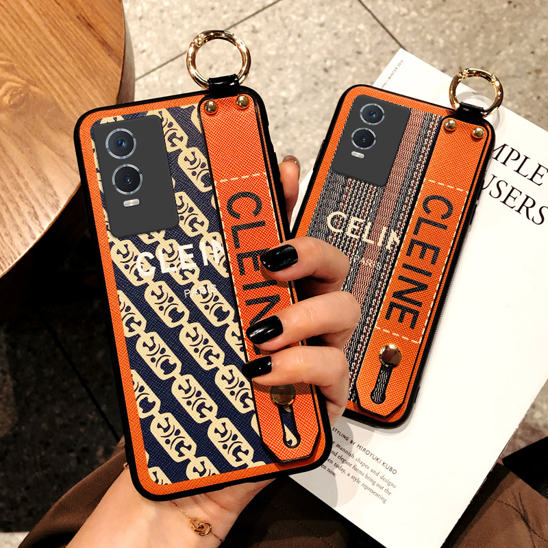 Vivo X300 Mobile Phone Case X200S Protective Cover X100Ultra Wristband Style X90Pro+ Shell with Crossbody Strap X80 Leather Texture Mini Trendy Brand New Model for Men and Women Celine High-End Luxury Vivo X300 Mobile Phone Case X200S Protective Cover X100Ultra Wristband Style X90Pro+ Shell with Crossbody Strap X80 Leather Texture Mini Trendy Brand New Model for Men and Women Celine High-End Luxury