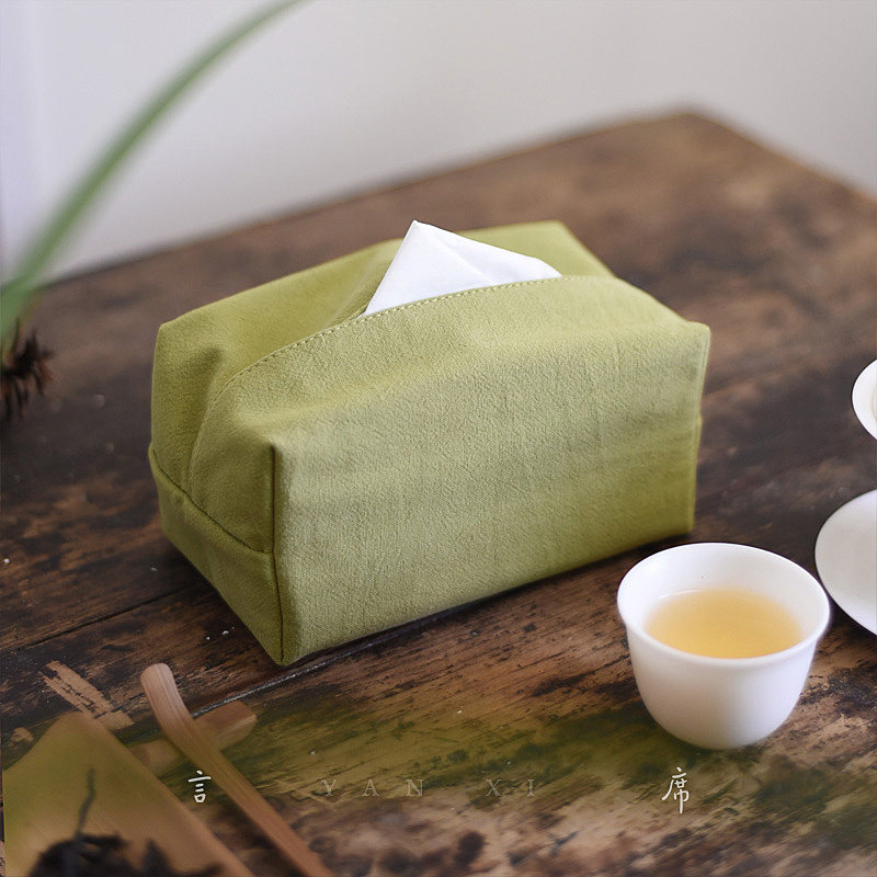Min Juku Tissue Box Cotton Hemp Cloth Art China China Wind Pure Vegetarian Color Pumping Paper Bags M Code Tea Road Towels Cloth Bag Home-Taobao