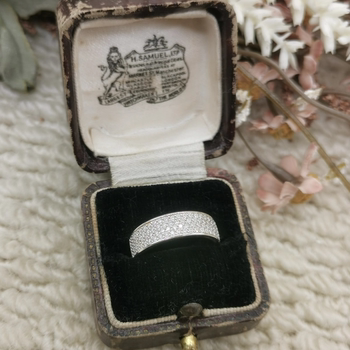 Vintage medieval european return 925 silver zircon full set ring no. 13