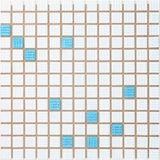 Baijiatian Blue Смешанная стеклянная мозаика Внешняя стена мозаика мозаика Tianshuan