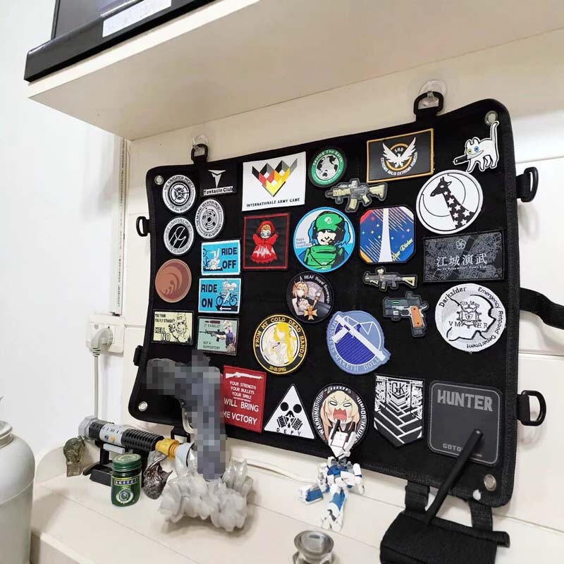Velcro Armband Storage Board Military Enthusiast Badge Adhesive Hanging Cloth Foldable Medal Organizer Tactical Wall Display Sticker Velcro Armband Storage Board Military Enthusiast Badge Adhesive Hanging Cloth Foldable Medal Organizer Tactical Wall Display Sticker