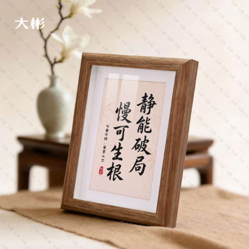 Stillness Can Break through Deadlock, Slowly Cultivate Roots, and Serve as a Frame for Artistic Expression; It Can Be Used in the Workplace to Cultivate Inner Calm, Gather Energy, and Cultivate Restraint in Behavior, as Well as as an Artistic Ornament